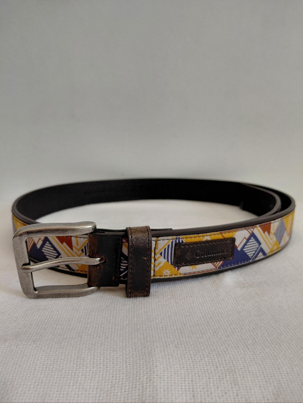Columbia Brown Leather Southwest Belt